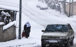 Kütahya'da kar etkili oldu