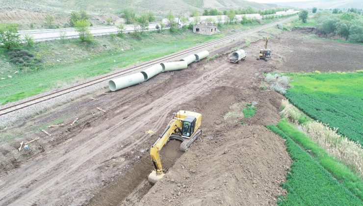 Koyunbaba Barajı Sulama İnşaatında çalışmalar devam ediyor