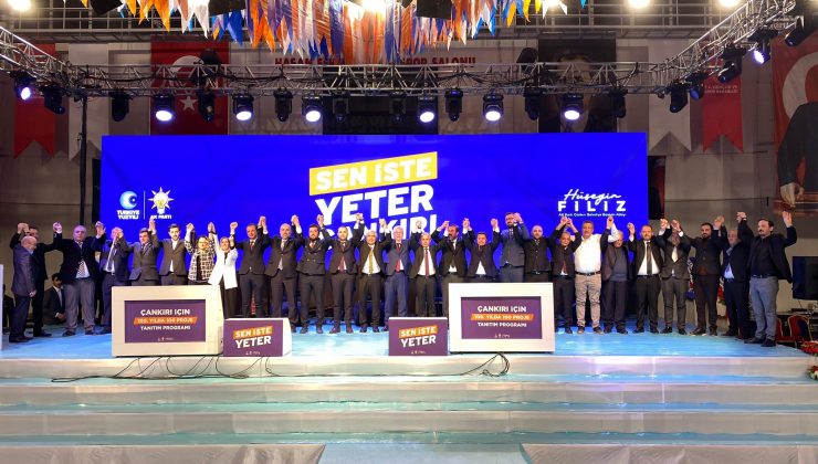 AK Parti Çankırı Belediye Başkan Adayı Filiz, 100 projesini açıkladı