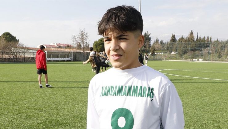 Depremde annesini kaybeden Enes, futbolla yeniden yaşama tutundu