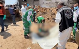 Gazze’deki Sivil Savunma Birimi, Şifa Hastanesi ile Han Yunus’tan şu ana kadar 409 naaş çıkarıldığını açıkladı