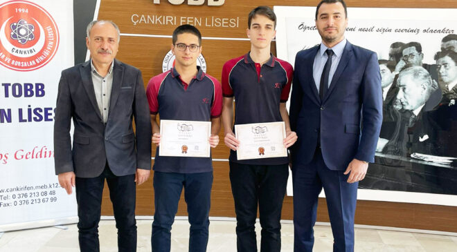 TOBB Fen Lisesi öğrencileri Türkiye Finallerine katılmaya hak kazandı
